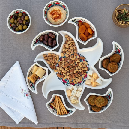 Tapas-Schale „Sonne“ – handgefertigt