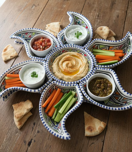 Tapas-Schale „Sonne“ – handgefertigt