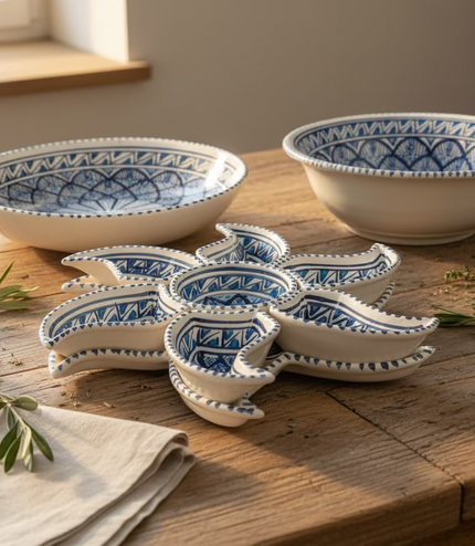 Mediterranes Sonnen-Set