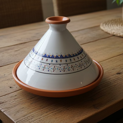 Tajine aus Keramik glasiert – handgefertigt