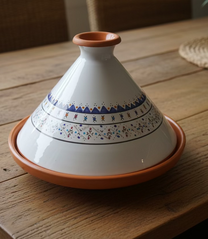 Tajine aus Keramik glasiert – handgefertigt