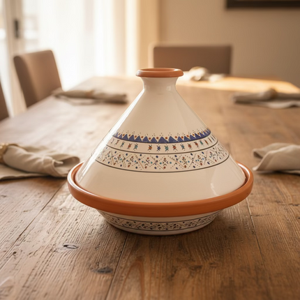 Tajine aus Keramik glasiert – handgefertigt