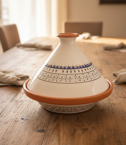 Tajine aus Keramik glasiert – handgefertigt