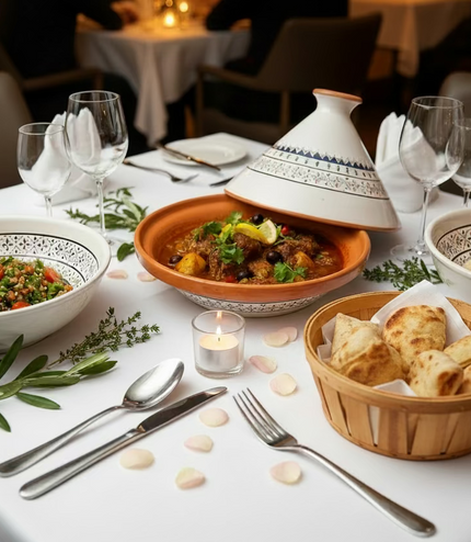 Tajine aus Keramik glasiert – handgefertigt