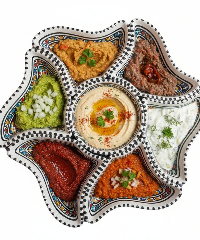 Keramik Tapas Schale Blume