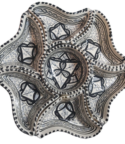 Keramik Tapas Schale Blume