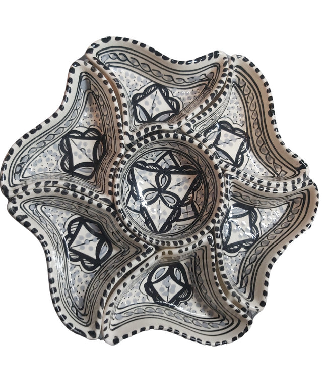 Keramik Tapas Schale Blume