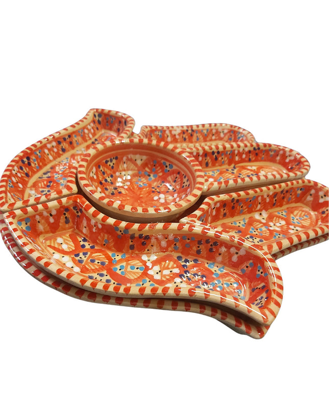 Keramik Tapas Schale Hand der Fatima, Hamsa