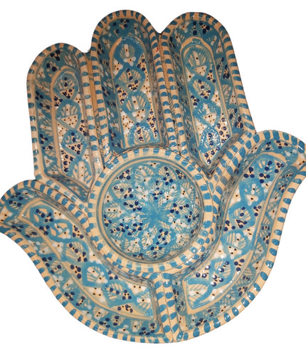 Keramik Tapas Schale Hand der Fatima, Hamsa