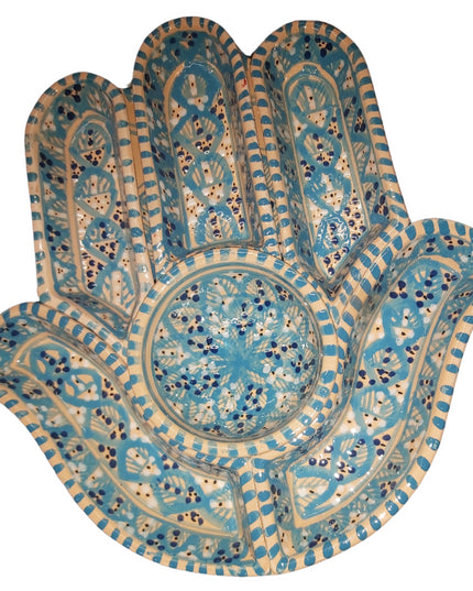 Keramik Tapas Schale Hand der Fatima, Hamsa