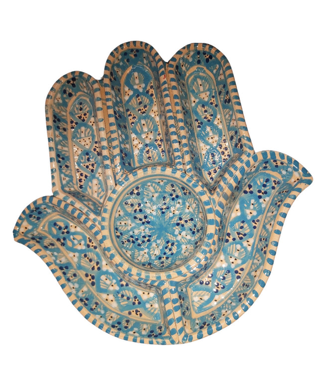 Keramik Tapas Schale Hand der Fatima, Hamsa