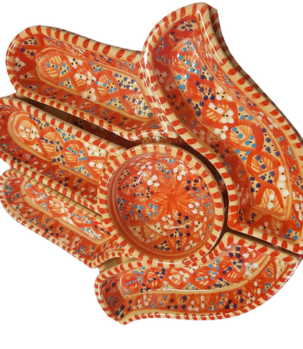 Keramik Tapas Schale Hand der Fatima, Hamsa