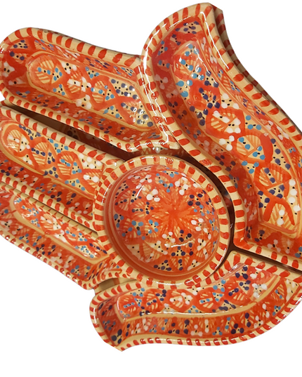 Keramik Tapas Schale Hand der Fatima, Hamsa