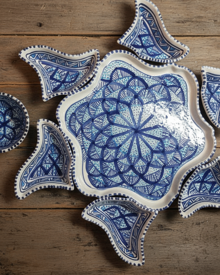 Keramik Tapas Schale Blume