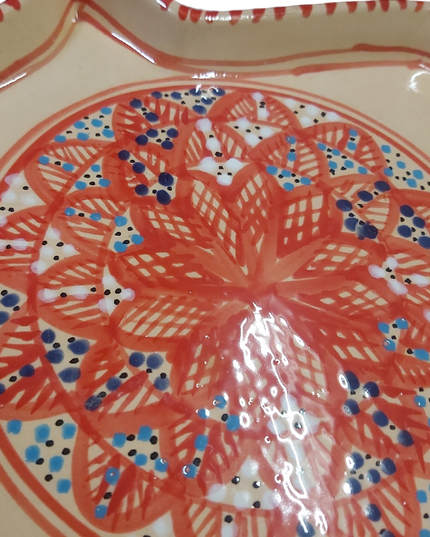 Keramik Tapas Schale Hand der Fatima, Hamsa