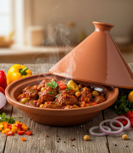 Keramik Tajine Natur zum kochen
