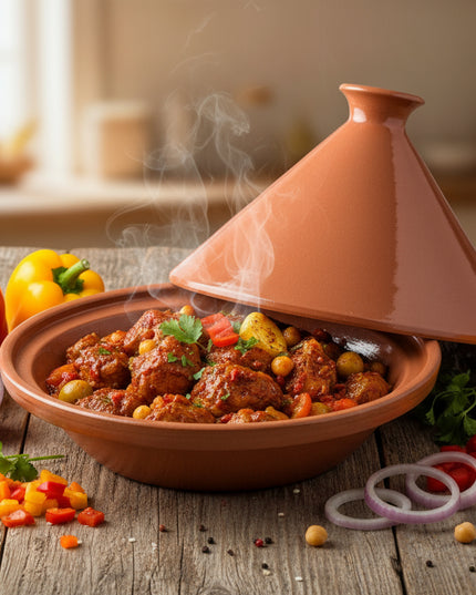 Keramik Tajine Natur zum kochen