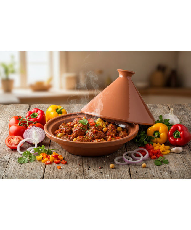 Keramik Tajine Natur zum kochen