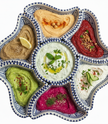 Keramik Tapas Schale Blume