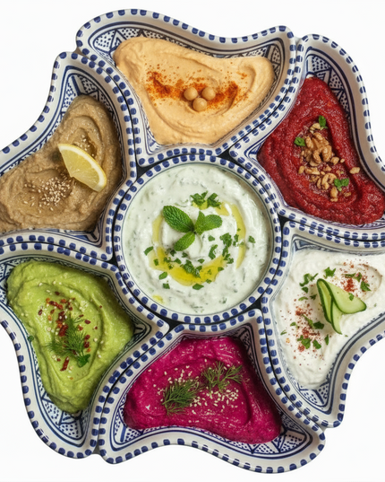 Keramik Tapas Schale Blume