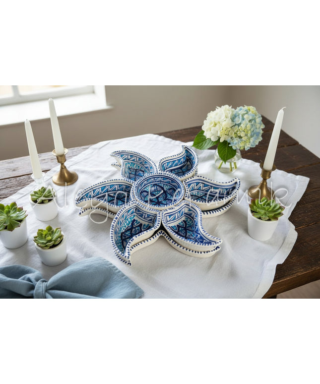 Tapas-Schale „Sonne“ – handgefertigt